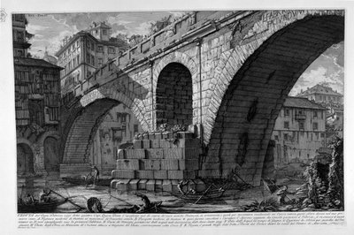 Ponte Fabricio by Giovanni Battista Piranesi